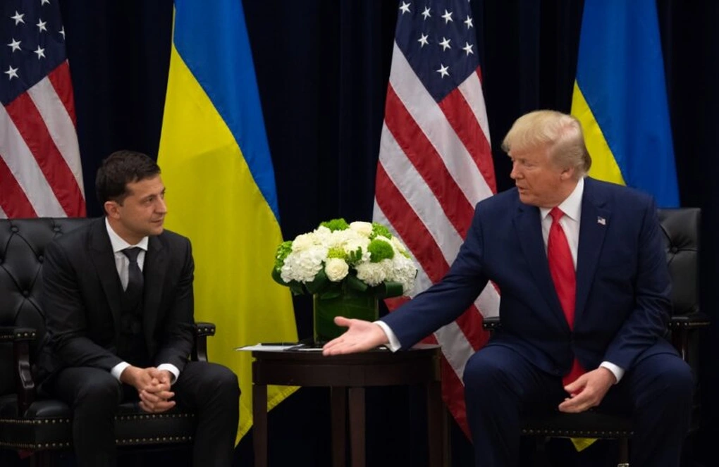 Tổng thống Trump kêu gọi bầu cử ở Ukraine - 1