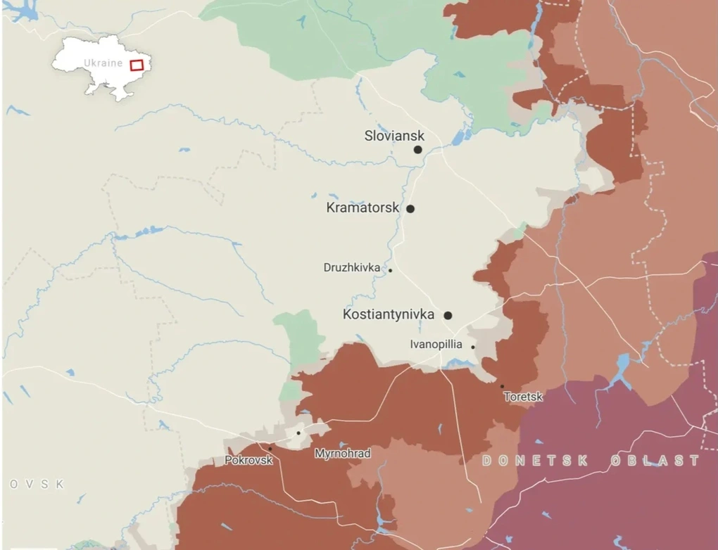 Ukraine thiệt đơn, thiệt kép khi Nga tăng tốc về vành đai pháo đài - 2
